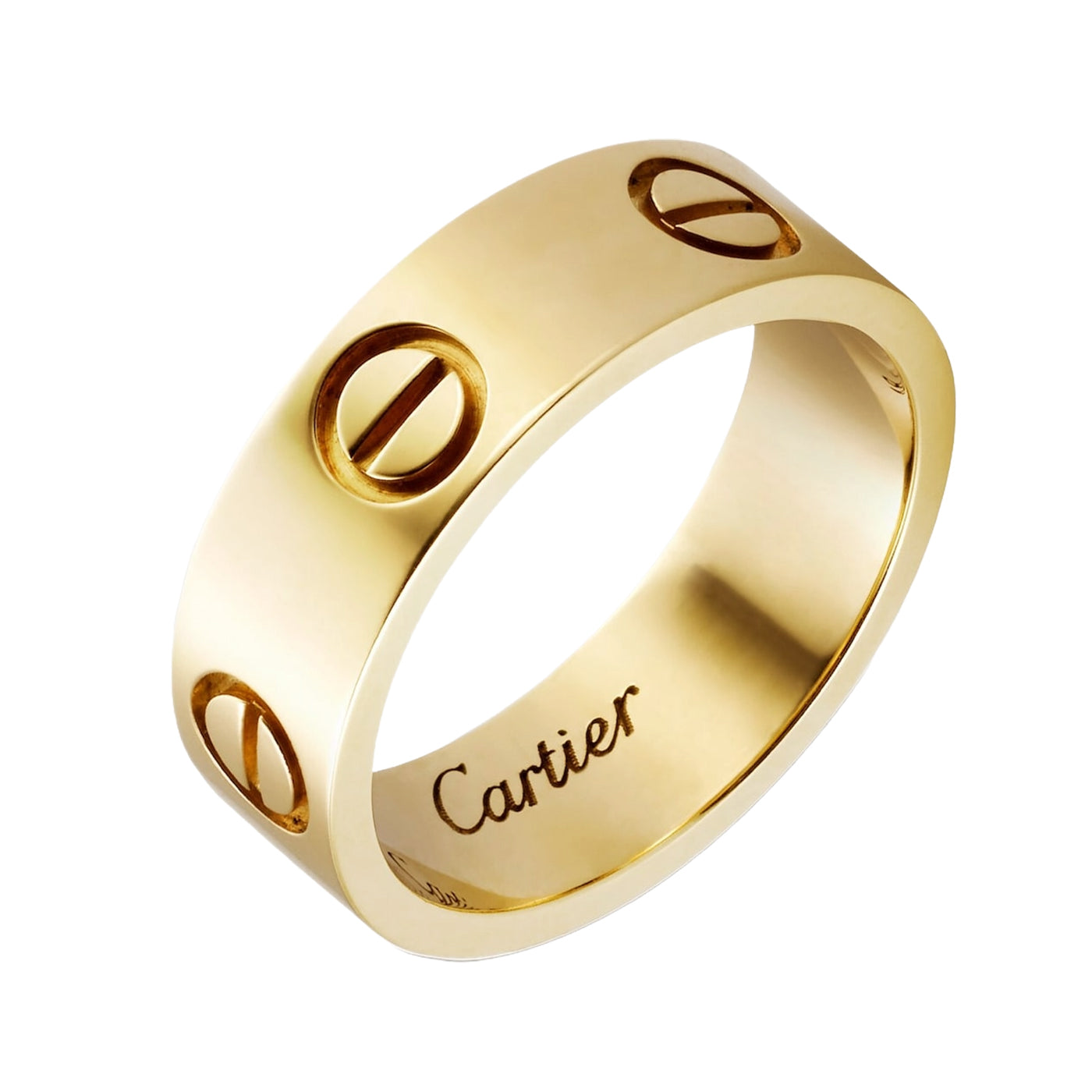 Cartier Love Ring in Yellow Gold 55 Size Wedding Band Cashing