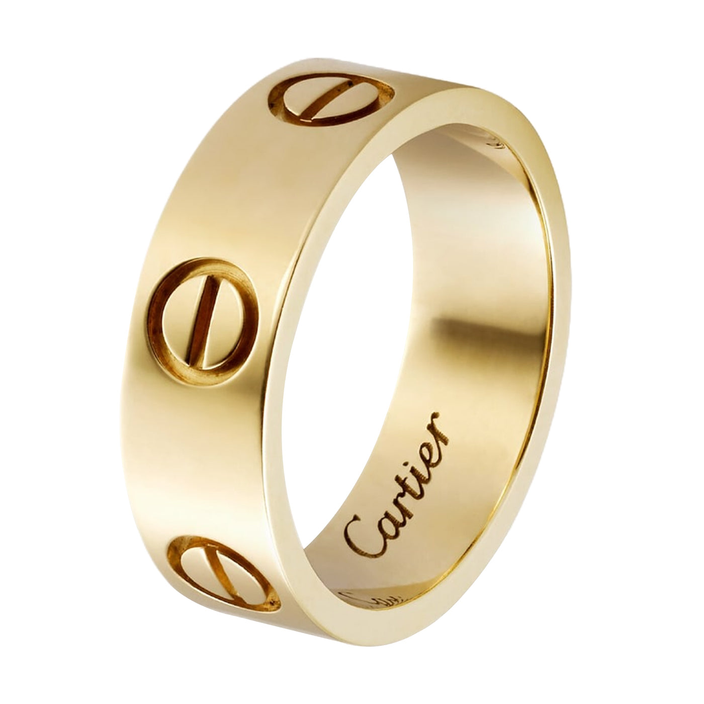 Cartier Love Ring Yellow Gold Classic Model Size 58 Engagement