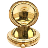 Patek Philippe Antique Pocket Watch 18K Yellow Gold White Enamel Dial 1891 Watch