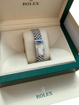 Rolex Datejust 41mm MOP Roman Diamond Dial Smooth Bezel Steel Mens Watch 126300