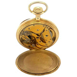 Patek Philippe Antique Pocket Watch 18K Yellow Gold White Enamel Dial 1891 Watch