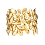 Tiffany & Co Paloma Picasso Olive Branch Leaf 18K Yellow Gold Band Ring