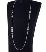 9.20ctw Diamond by the Yard Chain 18K Gold VVS2 Clarity F Color Necklace