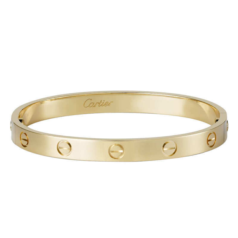 Cartier Love 18K Yellow Gold Size 16 With Screwdriver Bracelet