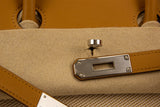 Hermes Birkin 35 "Fray Fray" Desert Sesame Palladium Hardware