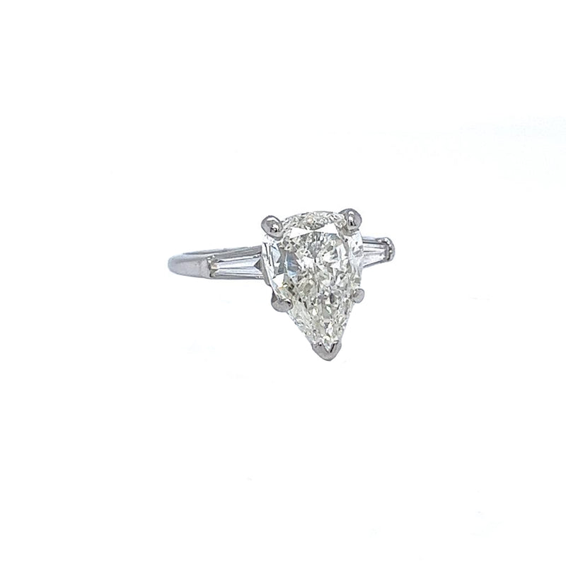 Buy quality Diamond Wedding Ring with Pear Diamonds and Baguette in Pune