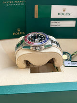 Rolex GMT-Master II 40mm Pepsi Black Dial 18K White Gold Oyster Watch 116719BLRO