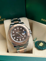 Rolex Yacht-Master 40mm Two Tone Steel/Rose Gold Chocolate Dial Men Watch 126621