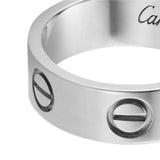 Cartier Love Ring White Gold 63 Size Wedding Band