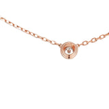 Cartier D'Amour 0.09ct Diamond Small Model Pendant Necklace 18K Rose Gold