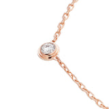 Cartier D'Amour 0.09ct Diamond Small Model Pendant Necklace 18K Rose Gold