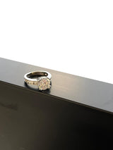 2.58ct GIA Natural Round Brilliant Cut Diamond 18K Gold Ring with 0.85ct Diamond