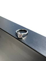 GIA 1.50ct Natural Princess Cut Diamond Engagement Ring in Platinum VS2 Clarity