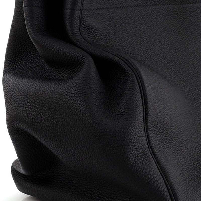 Hermes HAC Birkin 40 Noir Togo Leather with Palladium Hardware Bag