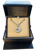 Chopard Happy Diamonds 2.50 Carat 18K White Gold VVS Diamond Pendant Necklace