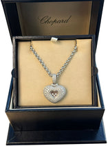 Chopard Happy Diamonds 2.50 Carat 18K White Gold VVS Diamond Pendant Necklace