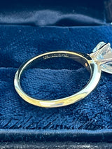 Tiffany & Co GIA Natural Round Diamond Engagement Ring VVS2 18k Yellow Gold