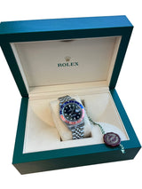 Rolex GMT-Master II 40mm Pepsi Bezel Stainless Steel Jubliee Men's Watch 16700