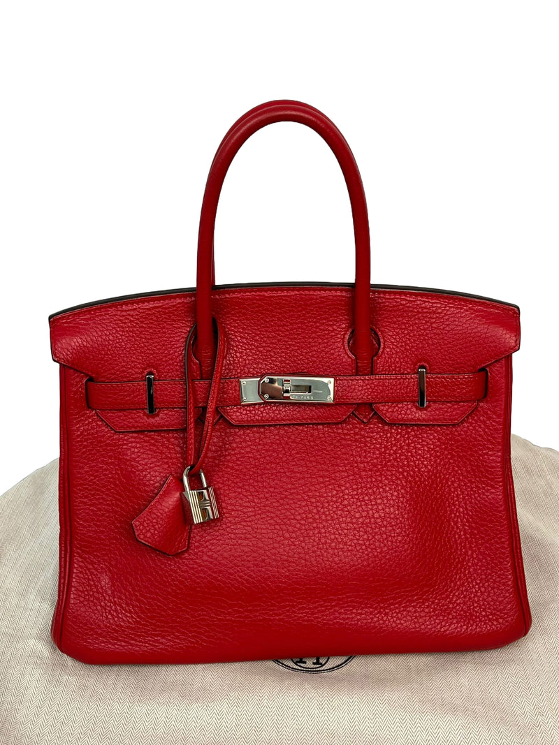 Red hermes bag sale