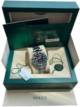 Rolex GMT-Master II 40mm Sprite Green Black Oystersteel Men's Watch 126720VTNR