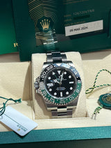 Rolex GMT-Master II 40mm Sprite Green Black Oystersteel Men's Watch 126720VTNR