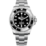 Rolex Sea-Dweller Deepsea 44mm Ceramic Black Dial Steel Oyster Watch 126660-0001