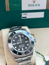 Rolex Sea-Dweller Deepsea 44mm Ceramic Black Dial Steel Oyster Watch 126660-0001