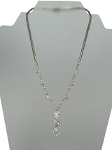 6.5 Carat Natural Round Cut Diamonds 18K White Gold Exquisite Pendant Necklace