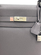 Hermes Kelly 35 Togo Leather Etain Retourne Palladium Hardware Bag