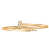 Cartier Juste Un Clou Bracelet 0.58ct Brilliant Cut Diamonds 18k Yellow Gold