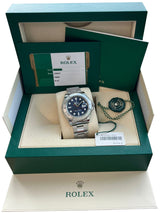 Rolex Yacht-Master 40mm Blue Dial Platinum Stainless Steel Oyster Watch 126622