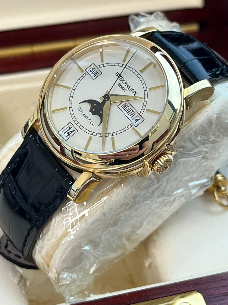 Patek Philippe Annual Calendar Tiffany Limited Ediiton Yellow Gold Watch 5150J