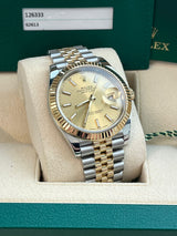 Rolex Datejust 41mm Two-Tone Champagne Dial Jubilee Bracelet Mens Watch 126333