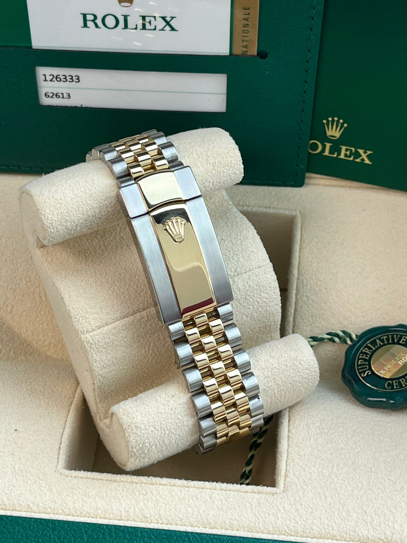 Rolex Datejust 41mm Two-Tone Champagne Dial Jubilee Bracelet Mens Watch 126333