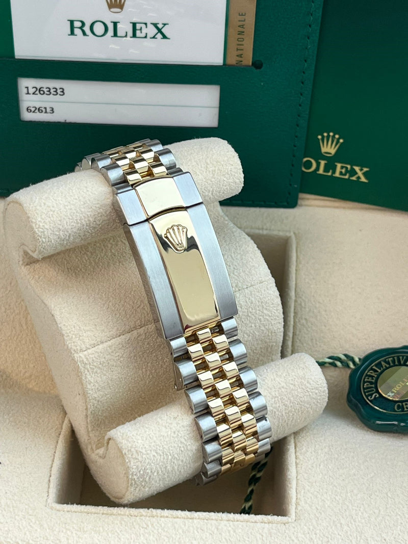 Rolex Datejust 41mm Two-Tone Champagne Dial Jubilee Bracelet Mens Watch 126333