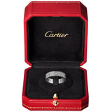 Cartier Love Wedding Band Brilliant-Cut Diamond-Paved 18K White Gold Ring