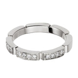 Cartier Maillon Panthere Wedding Band 0.15ct Brilliant-Cut Diamonds 18K Gold