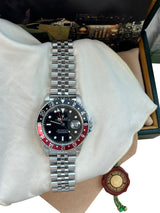 Rolex GMT Master II 40mm Black Red Coke Bezel Black Dial Steel Men Watch 16710