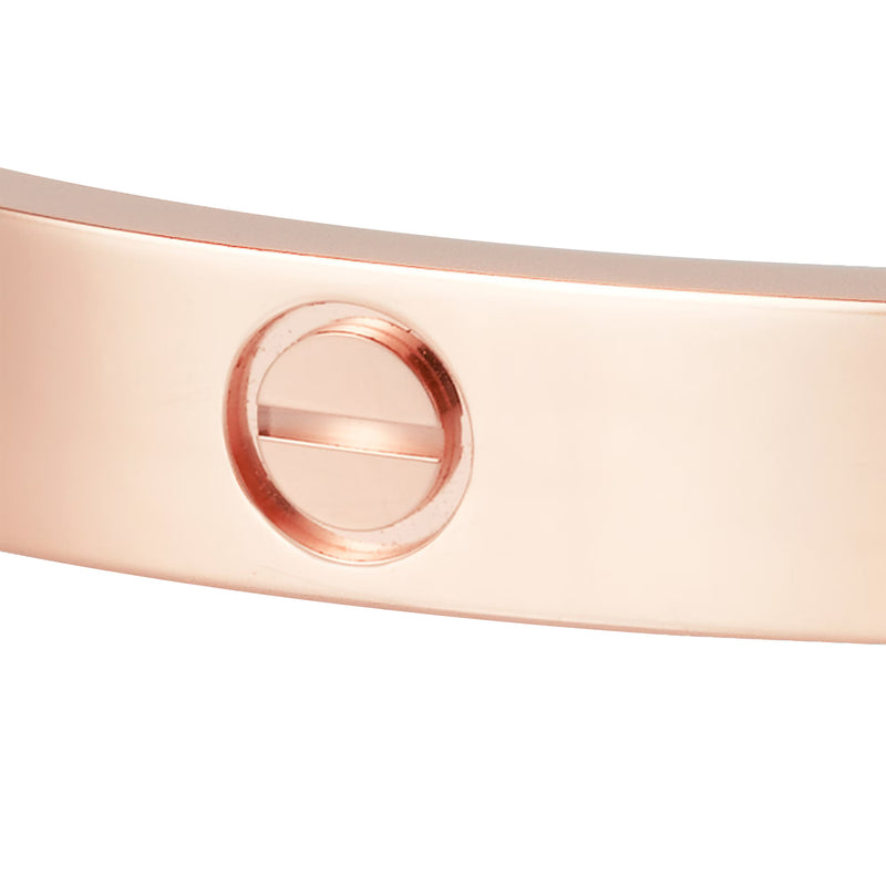 Cartier Love Bracelet Classic Model 18K Rose Gold with Screwdriver Size 18