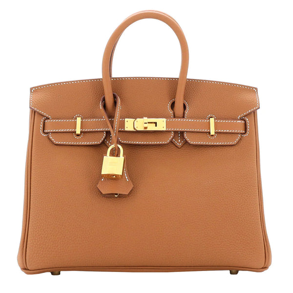 Hermes Birkin 35 Gold Togo Leather with Gold Hardware Handbag