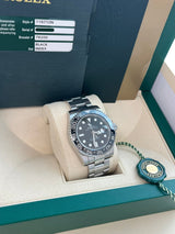 Rolex GMT-Master II 40 Black Ceramic Bezel Stainless Steel Oyster Watch 116710LN