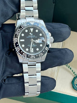 Rolex GMT-Master II 40 Black Ceramic Bezel Stainless Steel Oyster Watch 116710LN