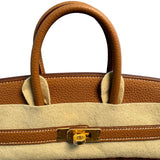 Hermès Birkin 25 Gold Togo Leather With Gold Hardware Handbag