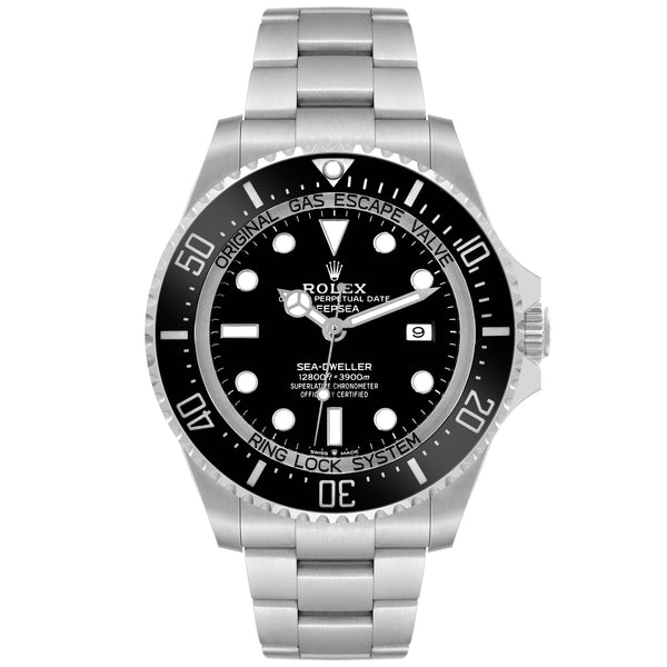 Rolex Sea-Dweller Deepsea 44mm Black Dial Ceramic Bezel Oystersteel Watch 126660