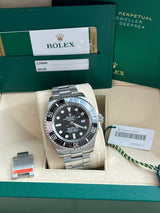 Rolex Sea-Dweller Deepsea 44mm Black Dial Ceramic Bezel Oystersteel Watch 126660