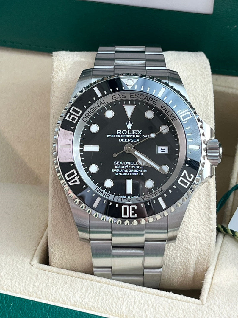 Rolex Sea-Dweller Deepsea 44mm Black Dial Ceramic Bezel Oystersteel Watch 126660