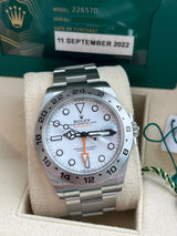 Rolex Explorer II 42mm Polar White Dial Automatic Oystersteel Men's Watch 226570