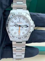 Rolex Explorer II 42mm Polar White Dial Automatic Oystersteel Men's Watch 226570