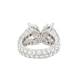 Harry Winston 6.31ct Marquise Diamond with Round Brilliant Diamond Platinum Ring