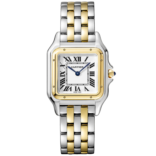 Cartier Panthere de Cartier Quartz Yellow Gold & Steel Medium Watch W2PN0007